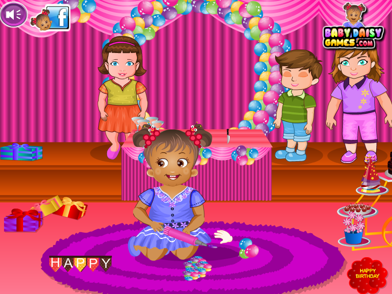 Baby Daisy Birthday Party