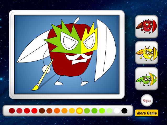 Super Appleman Painting