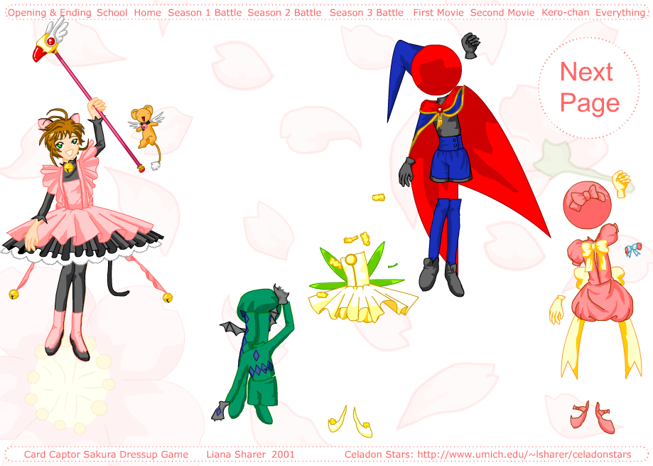 Card Captor Sakura Dressup Game