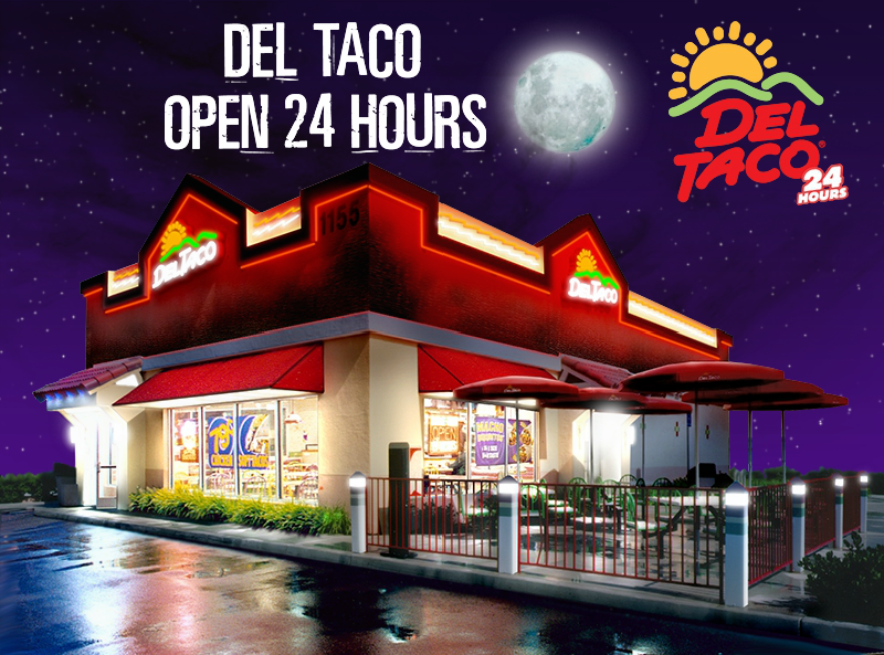 Del Taco 24 Hours Screensaver