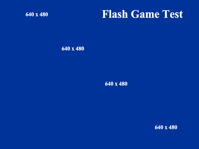 Flash Game Test