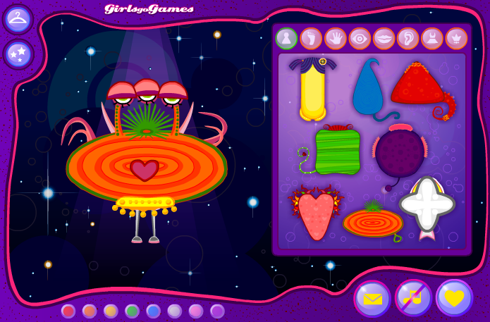 Alien Flurry Dress Up