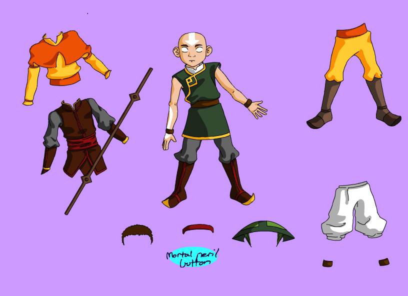 Dress up Aang