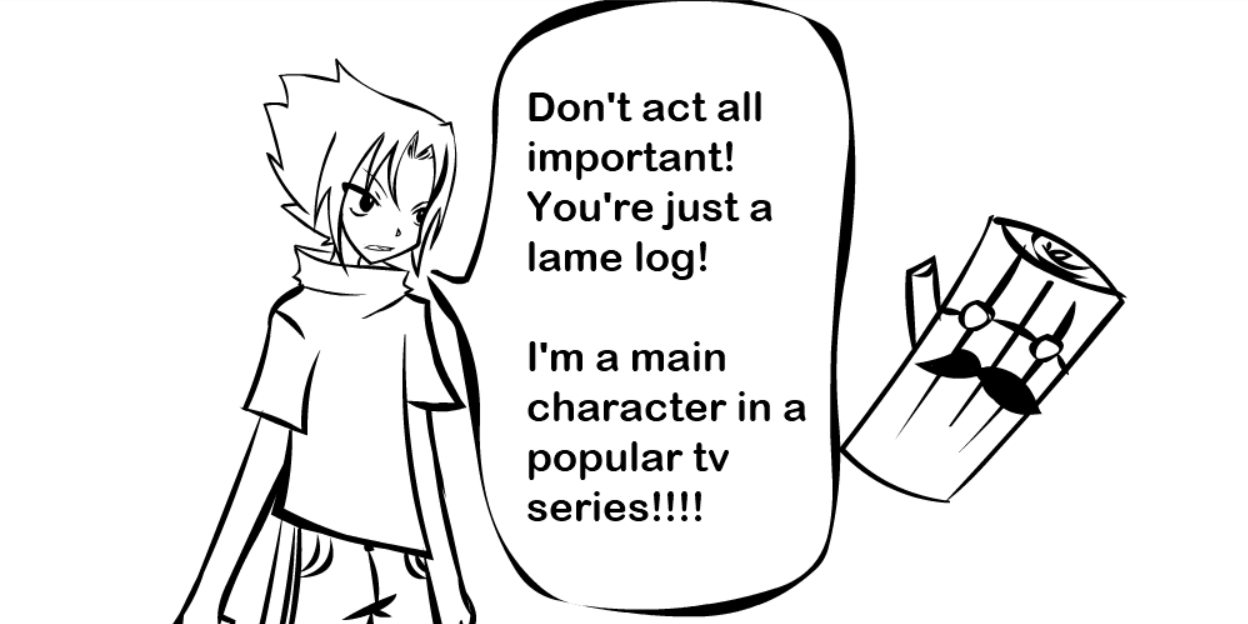 .+ Sasuke VS the Log +.