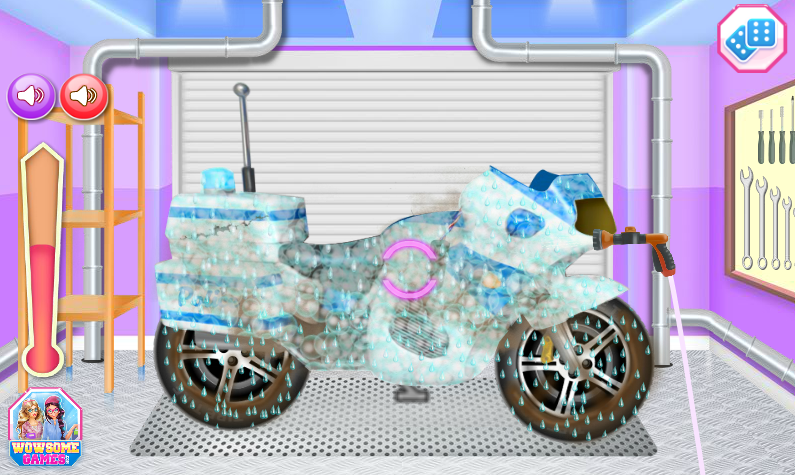 Emergency Vehicle At Carwash