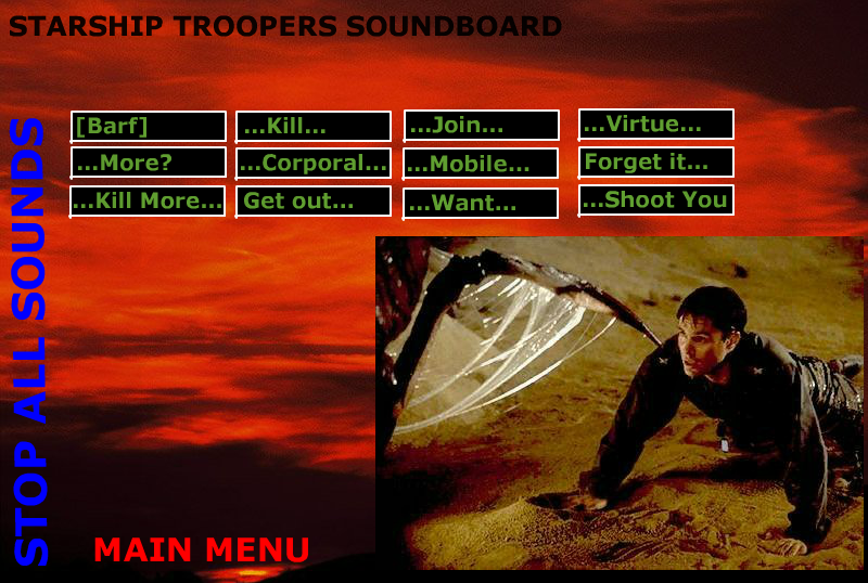 Starship Troopers Soundboard