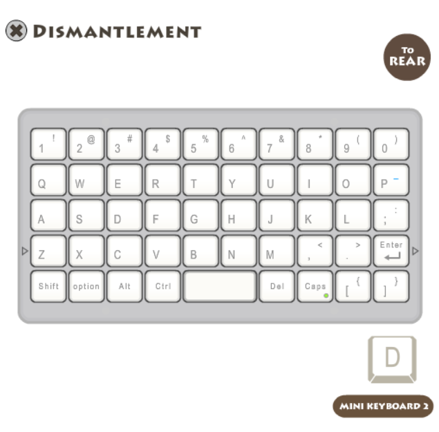 Dismantlement Mini keyboard 2