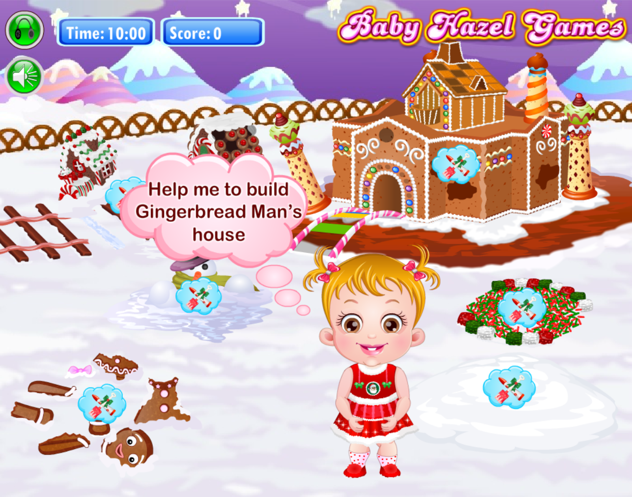 Baby Hazel Gingerbread House