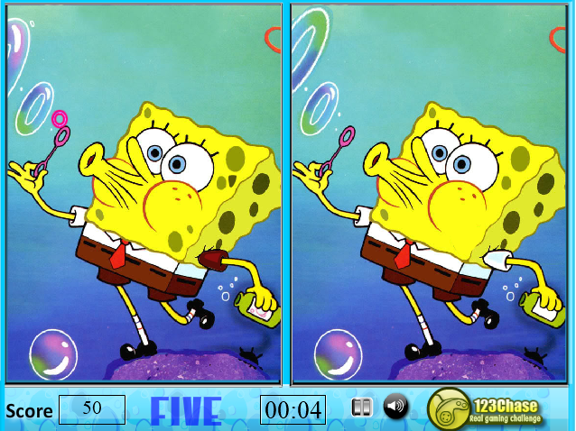 Sponge Bob - Spot the Difference