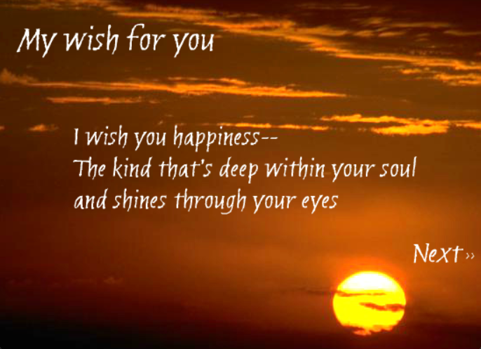 My Wish For You