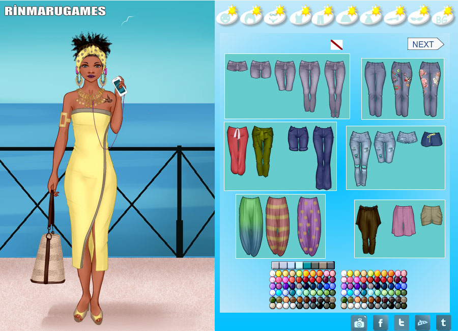 Mega Summer Dress Up Game