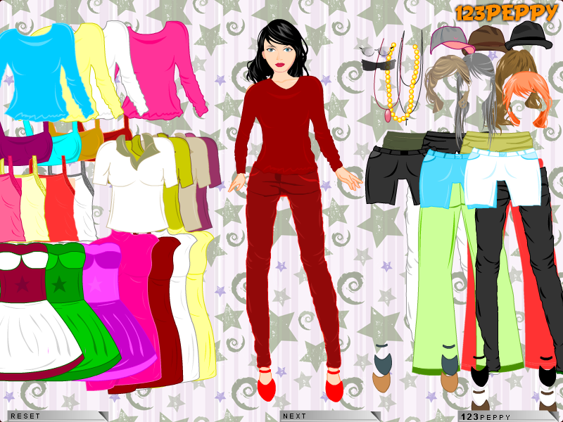 Girl wear Green Dress