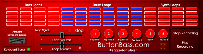 ButtonBass Red Reggaeton Mixer