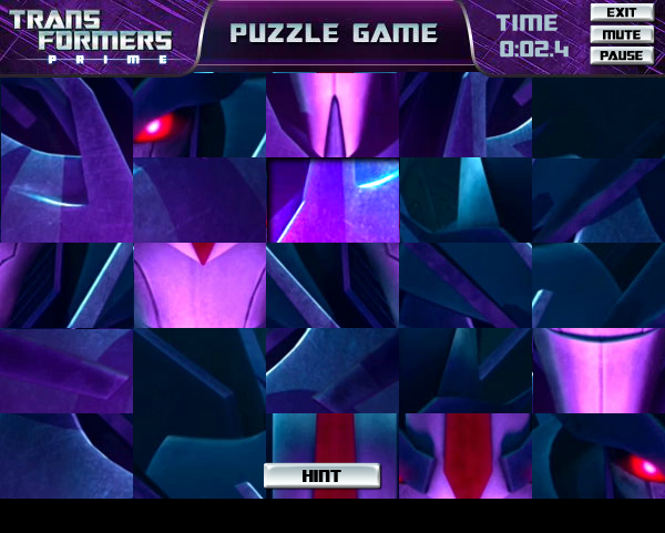 Transformers Prime: Puzzle Game