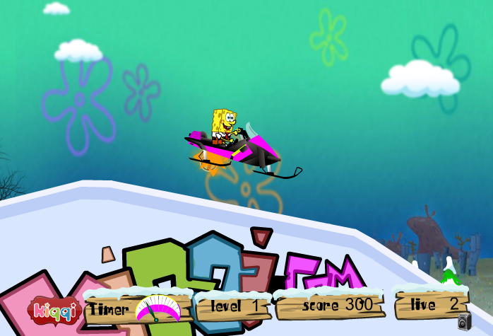 SpongeBob Sled Ride