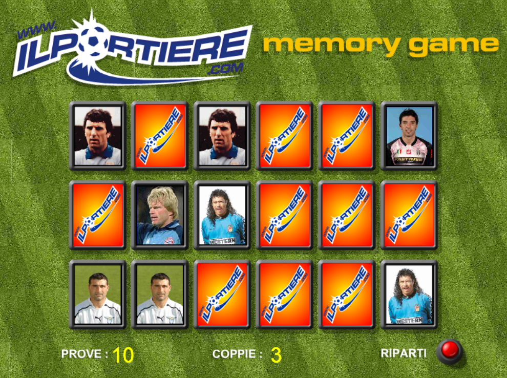 Il Portiere Memory Game