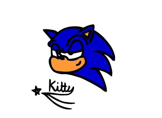 Blinking sonic *sort of a request from my mom*