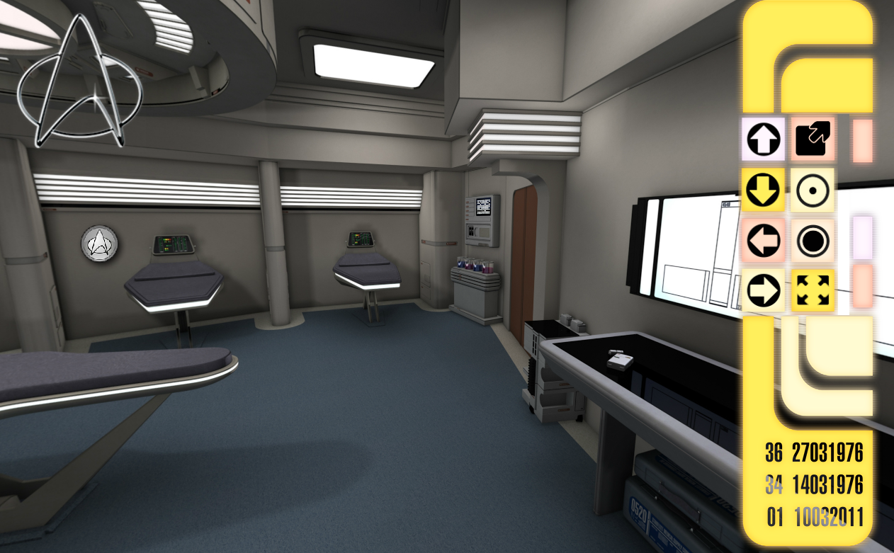 Star Trek The Next Generation On Board the U.S.S. Enterprise NCC-1701-D