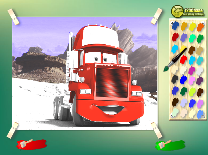 Mack Hauler Kids Coloring