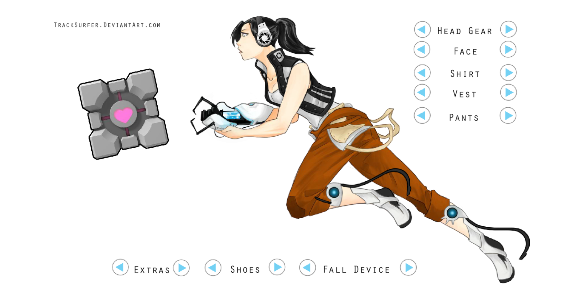 Chell Dress Up Game