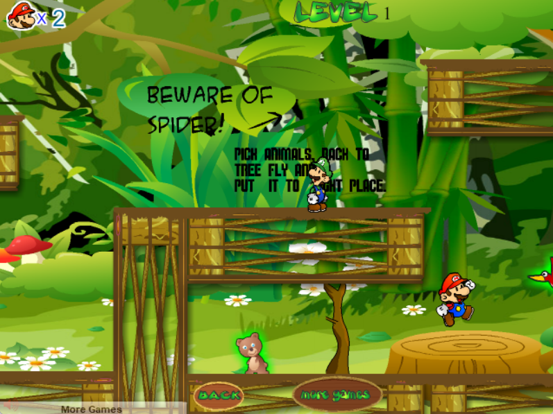 Mario Jungle Escape