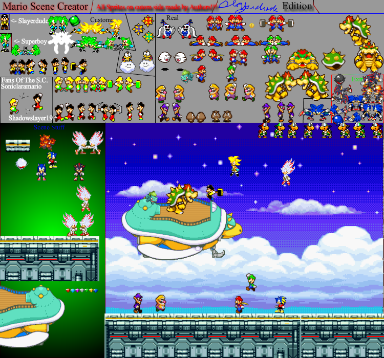 Custom Mario Scene Maker