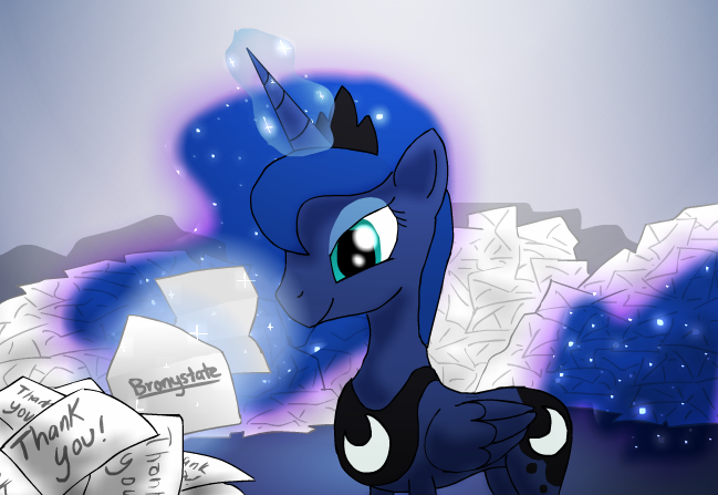 To Luna, Love: Bronystate - commission