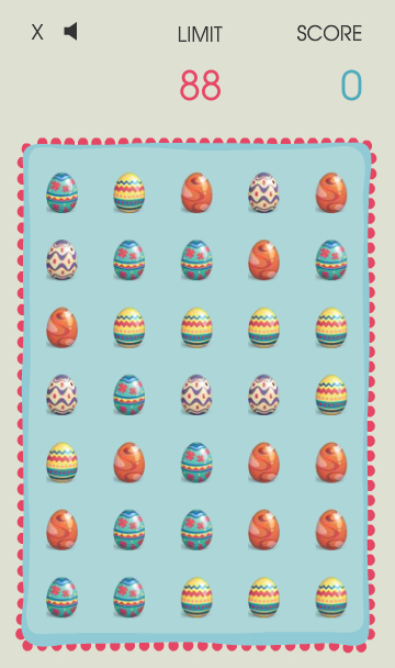 Happy Easter Eggs Match