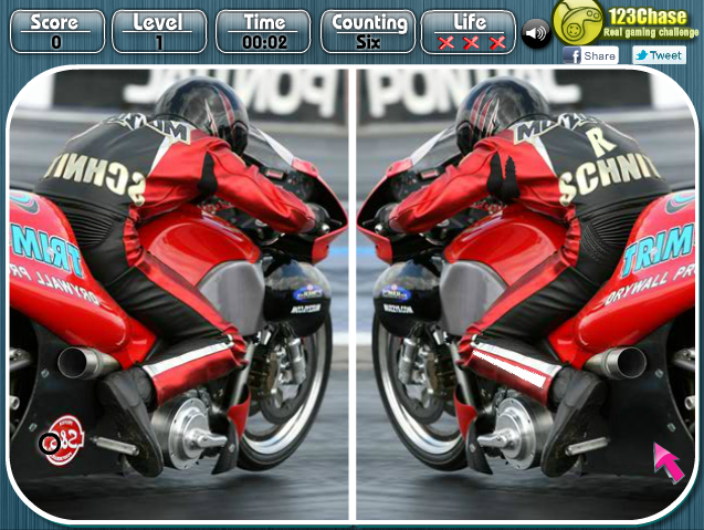 Motoracing - Spot the Difference