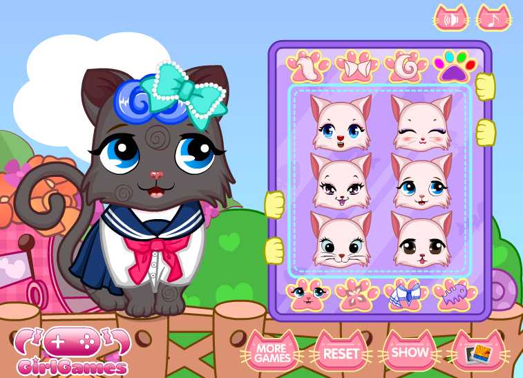 Cute Kitty Dressup