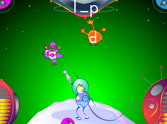 Alien Scavenger Hunt - Letter Bugs