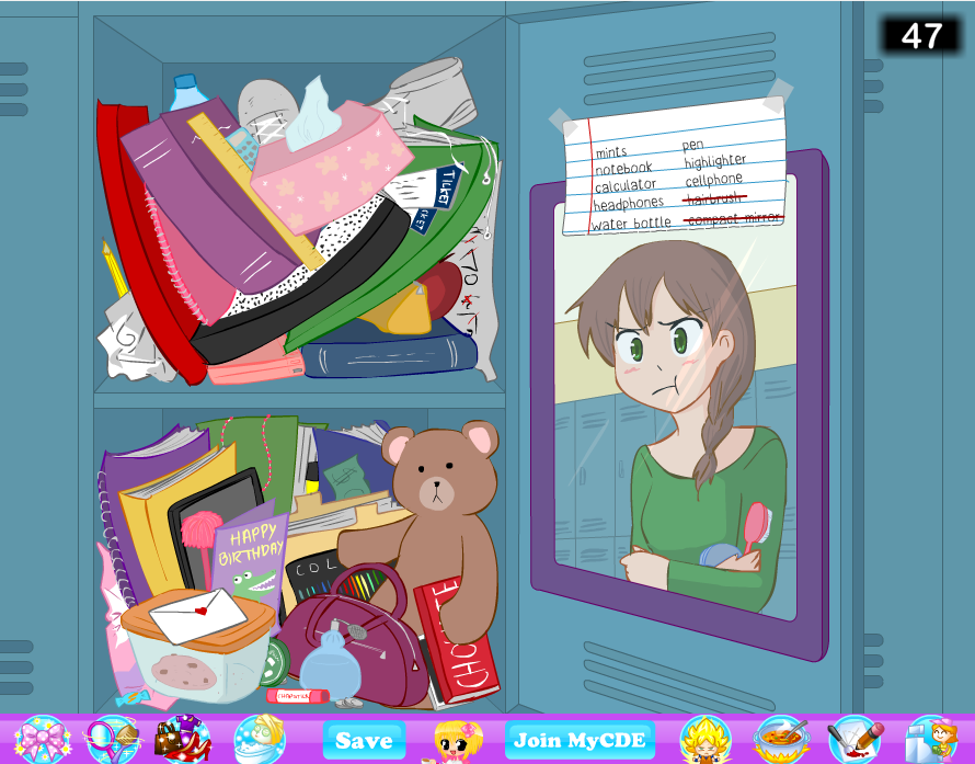 Messy Locker - Hidden Objects