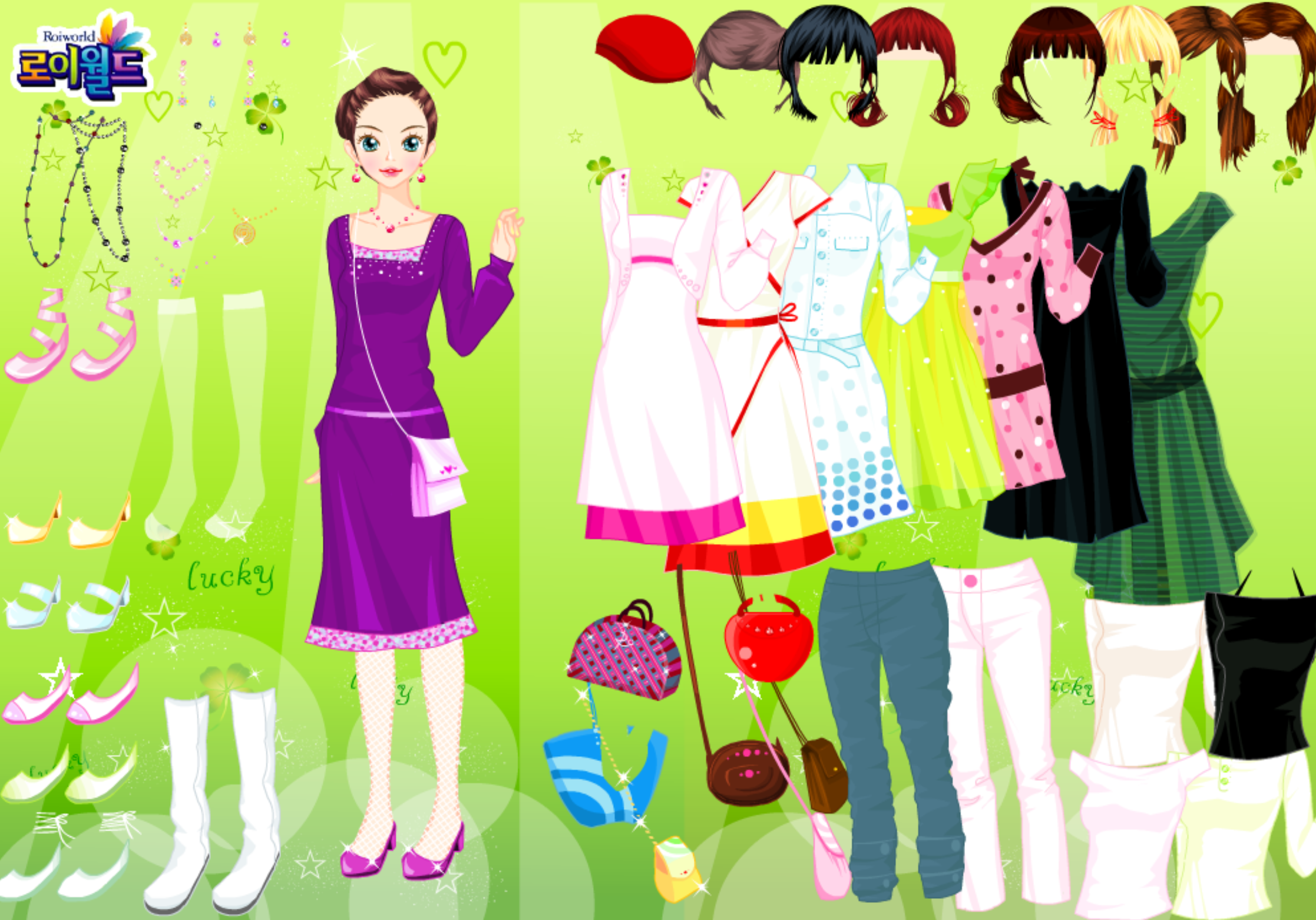 Roiworld Lucky Girl Dressup