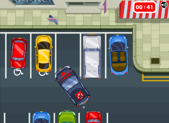 Red Driving School Parking Game