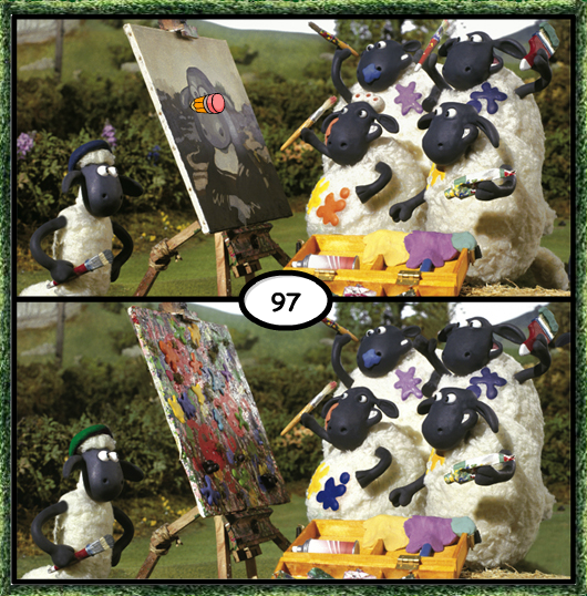 Shaun the Sheep: Spot the Difference