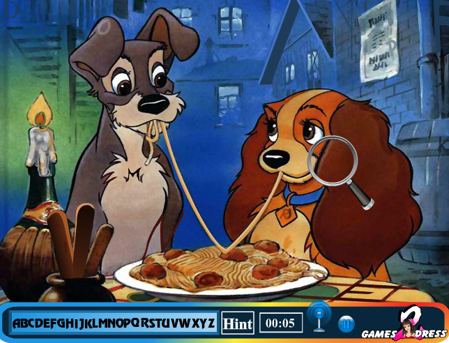 Hidden Alphabets - Lady and the Tramp