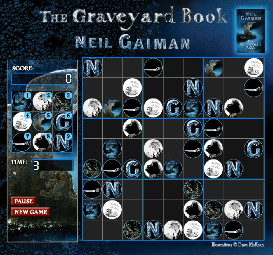 The Graveyard Book: Graveyard Sudoku