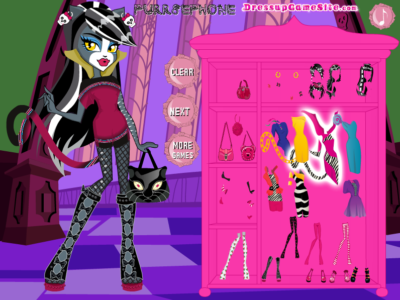 Purrsephone and Meowlody Dress Up