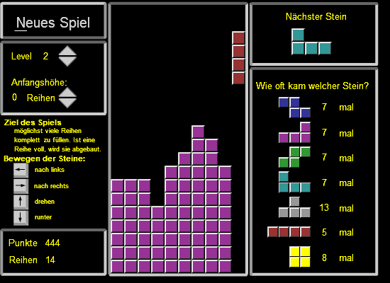 Tetris auf Butterbier.de