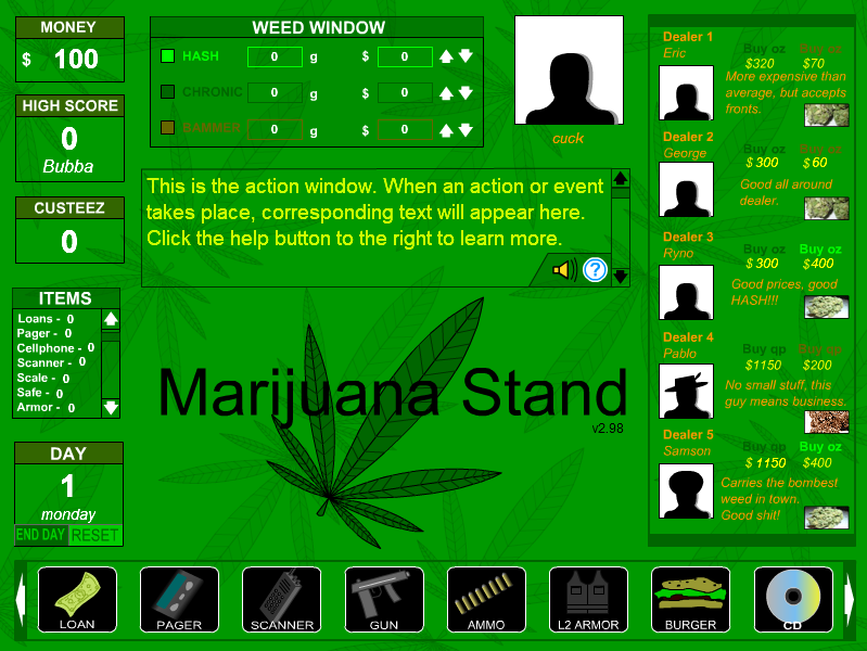 Marijuana Stand