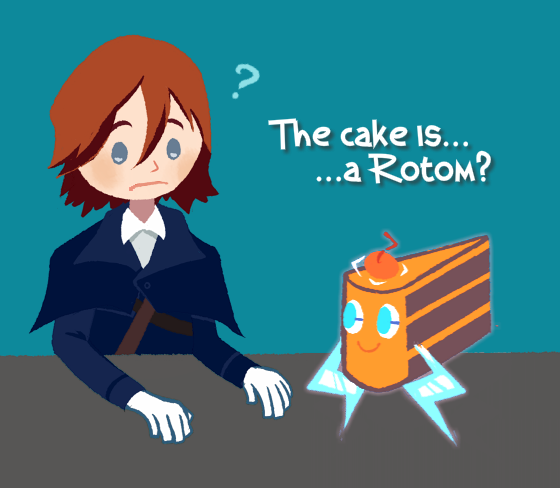 The cake is...