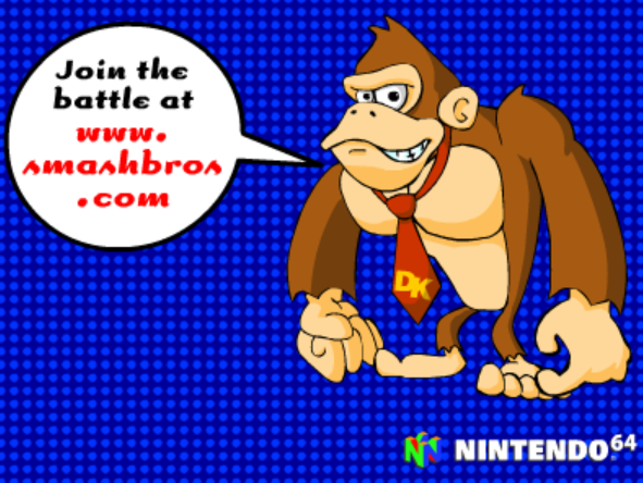 Super Smash Bros 64 Smash Cards: Donkey Kong