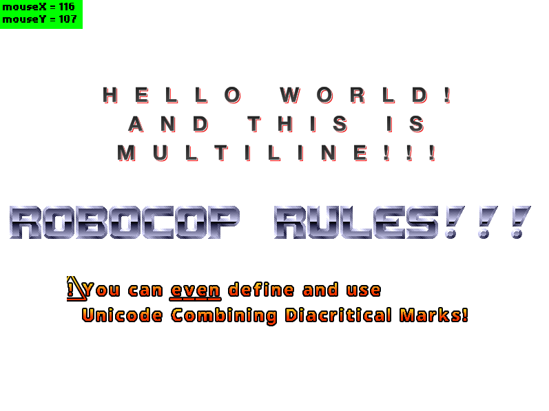 HaxeFlixel - FlxBitmapText