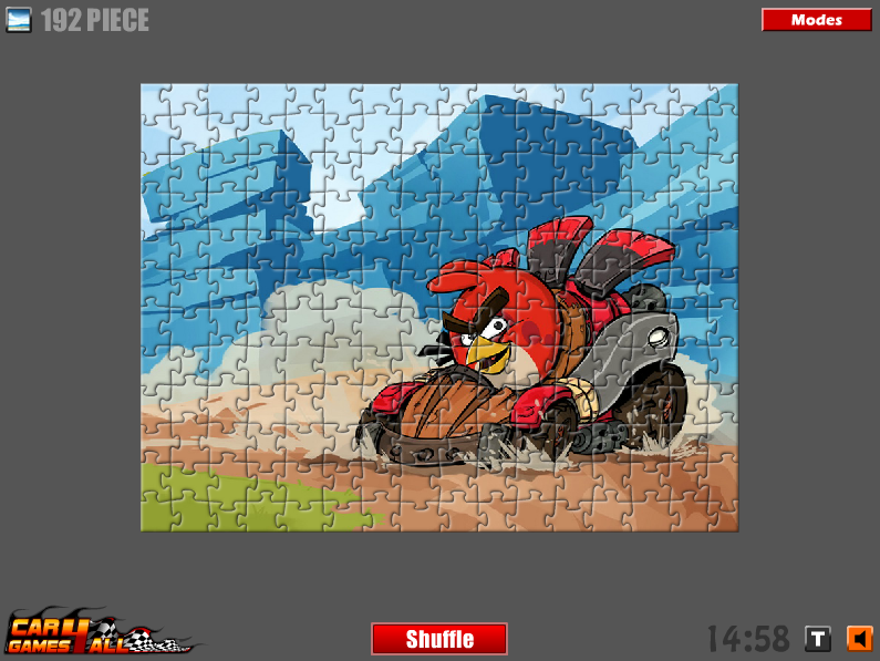 Angry Birds Race Puzzle