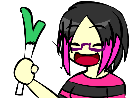 My Pokemon Trainer sipns a leek