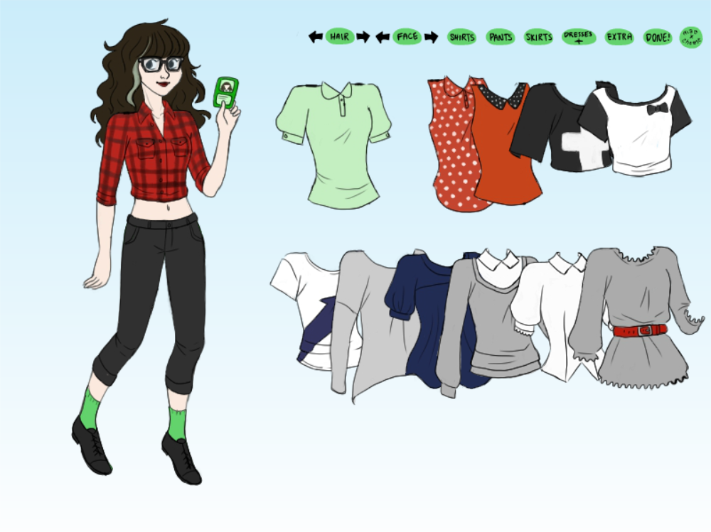 Morgan Dress Up Game