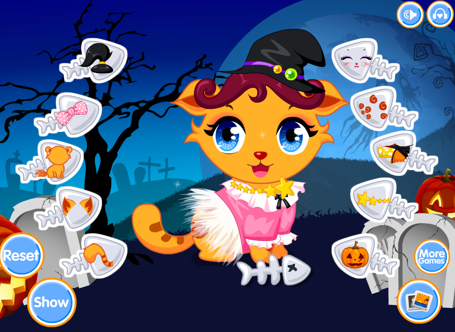 Halloween Kitten Dressup