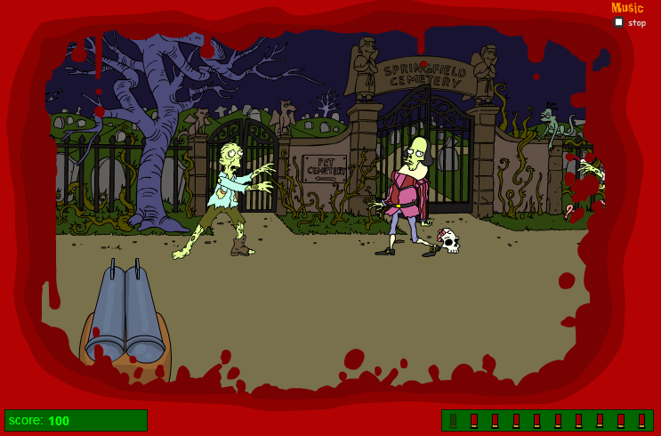 Simpsons Zombie Shootout