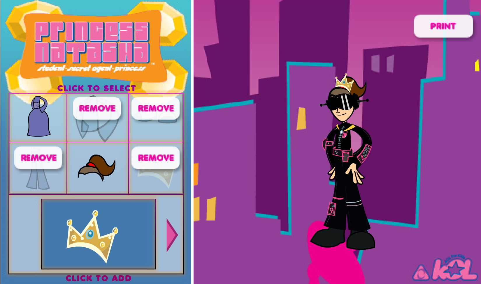 Princess Natasha Dress Up