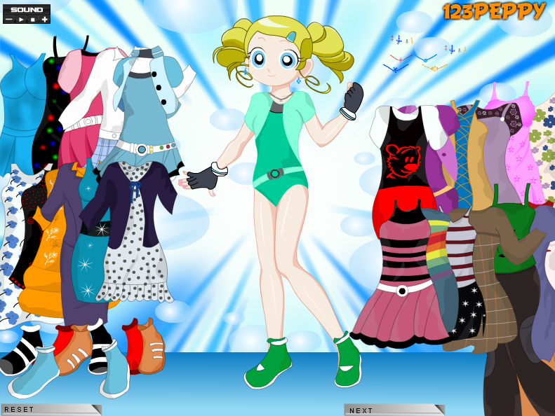 Bubbles Powerpuff Girl Dress Up